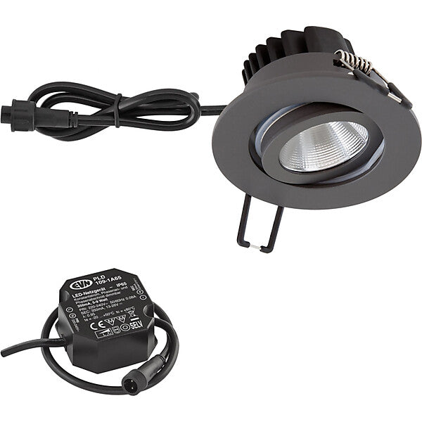 EVN-Lichttechnik P-LED Deckeneinbauleuchte IP65 HV 3000K 1010lm PC650N91602